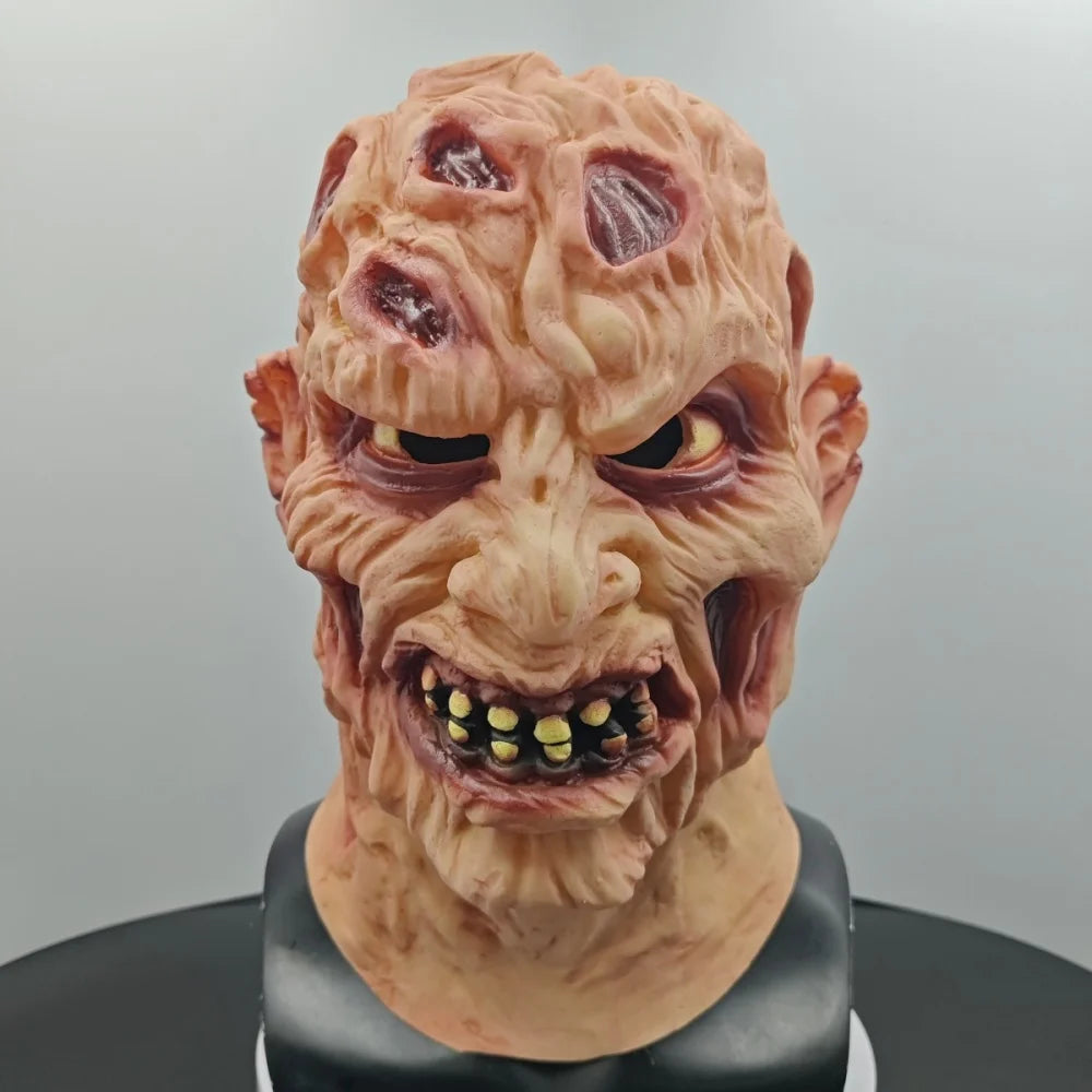 Horror Freddy Killer Latex Mask Halloween Cosplay