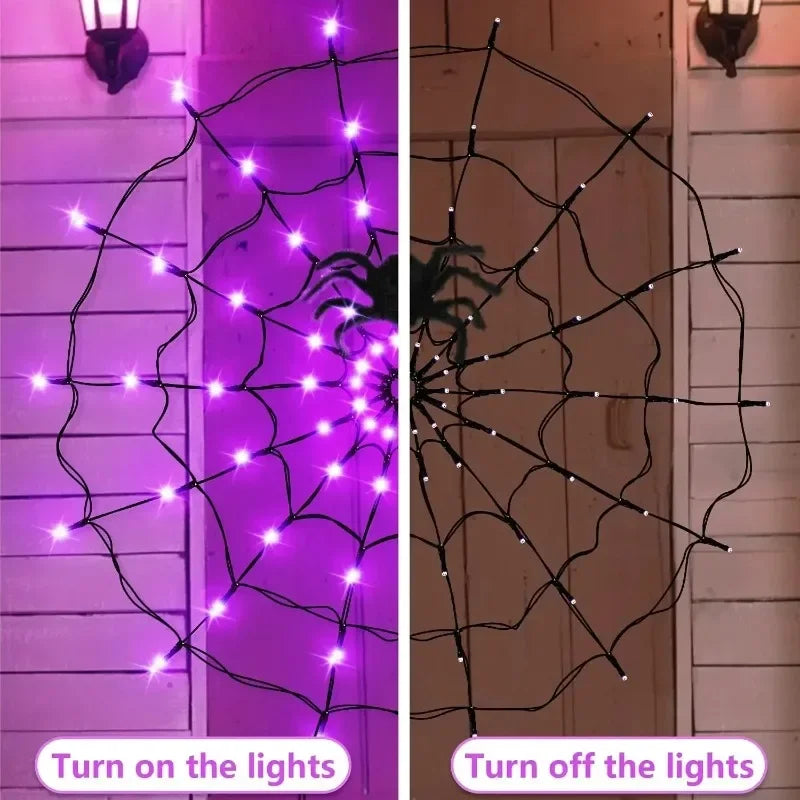 Spider Web Light Halloween Cosplay