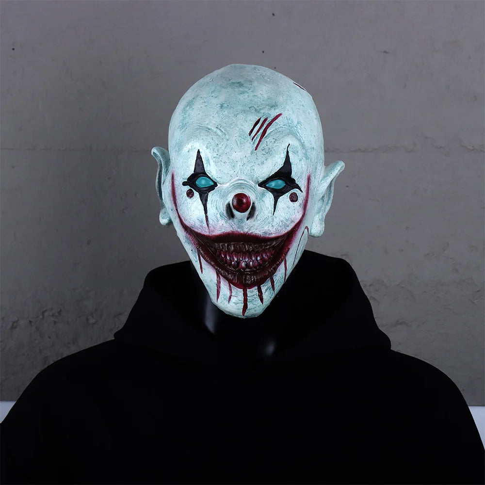 Horror Bloody Clown Latex Mask Halloween Cosplay