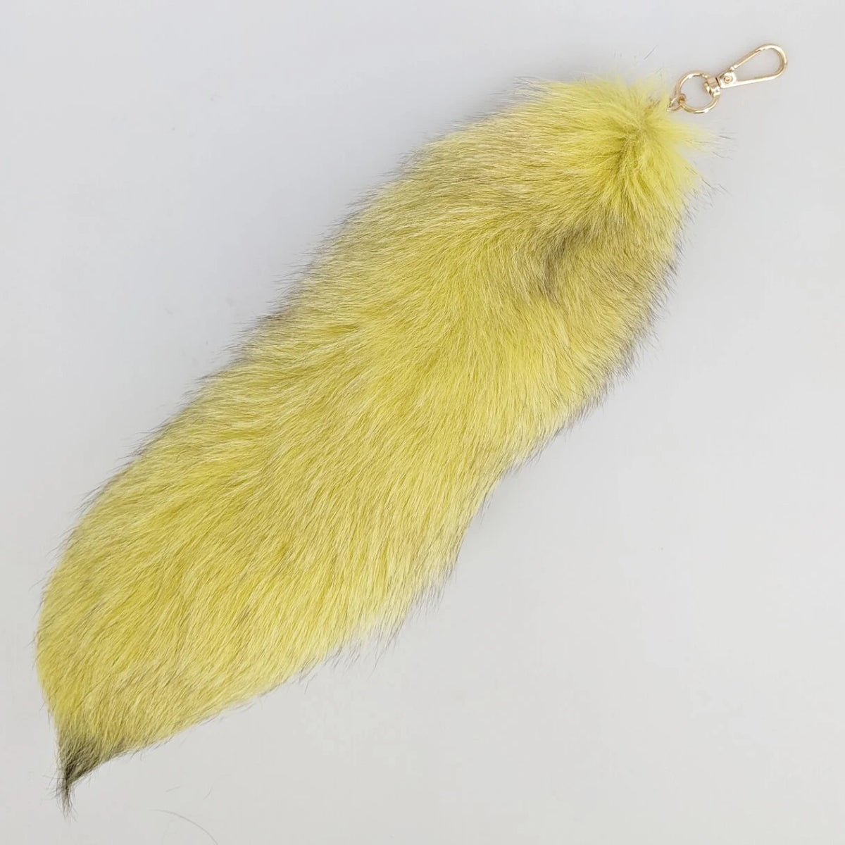 Natural Fox Fur Tail Keychain Cosplay Accessory
