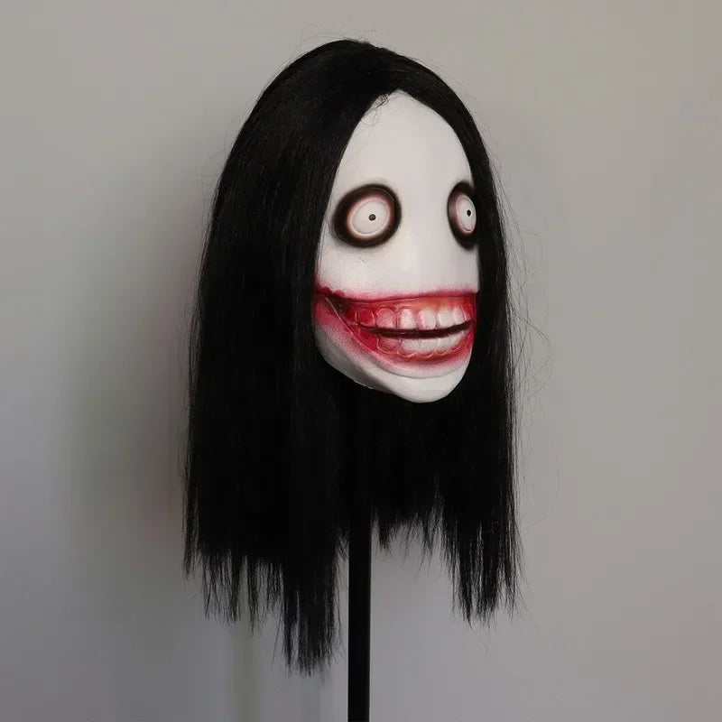 Horror Jeff The Killer Latex Mask Halloween Cosplay