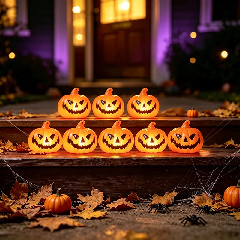 LED Jack-O-Lantern Pumpkin Lights Halloween Cosplay