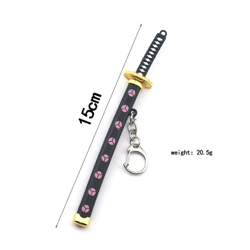 Mini Samurai Sword Scabbard Keychain Katana Cosplay