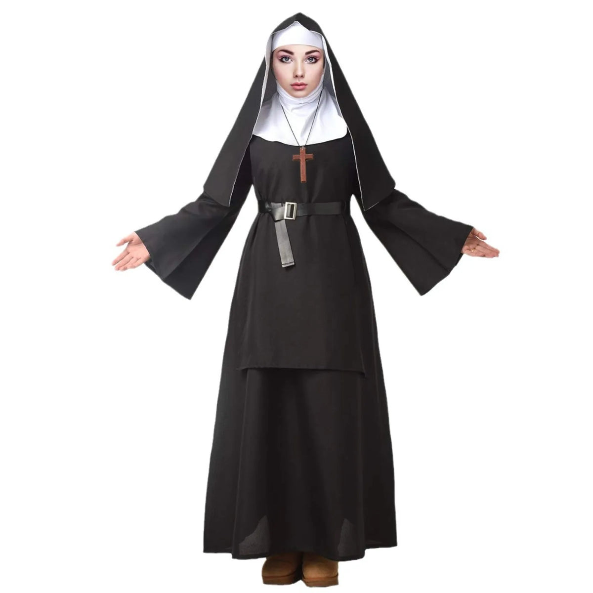Classic Nun Halloween Costume – Spooky Party Look