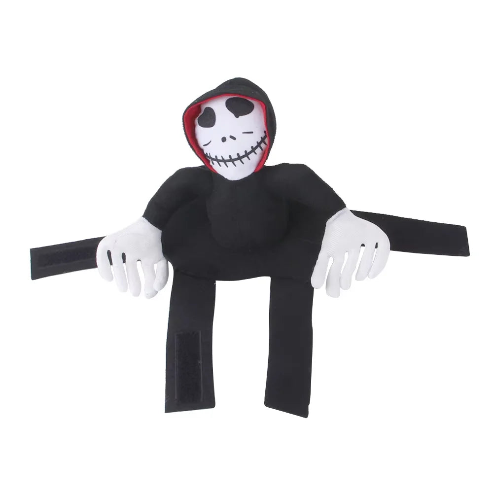 Death Rider Skeleton Jumpsuit Cat Dog Halloween Cosplay