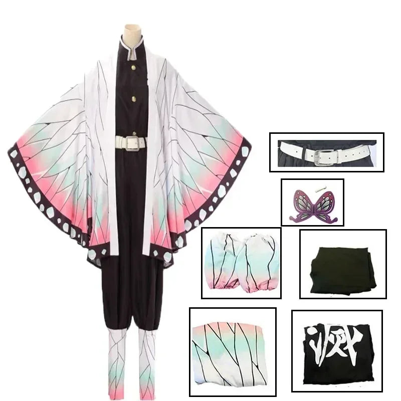 Shinobu Kochou Uniform Outfit Halloween Cosplay