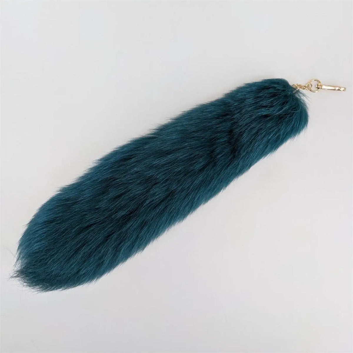 Natural Fox Fur Tail Keychain Cosplay Accessory