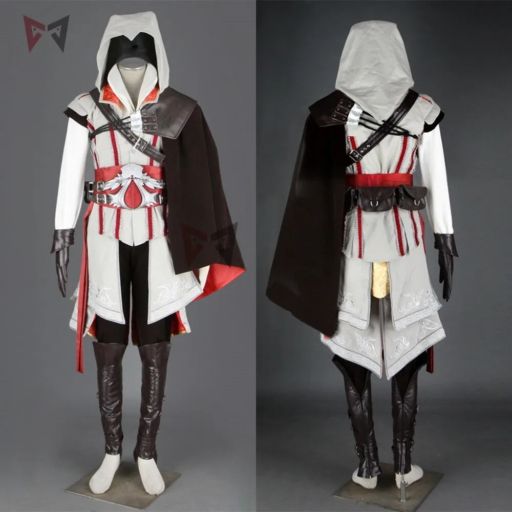 Custom Made Ezio Cosplay Costume Set for Men Women