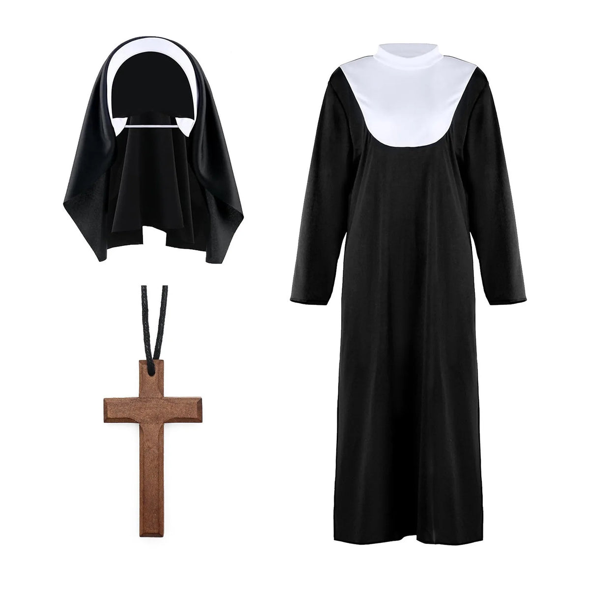 Classic Nun Halloween Costume – Spooky Party Look