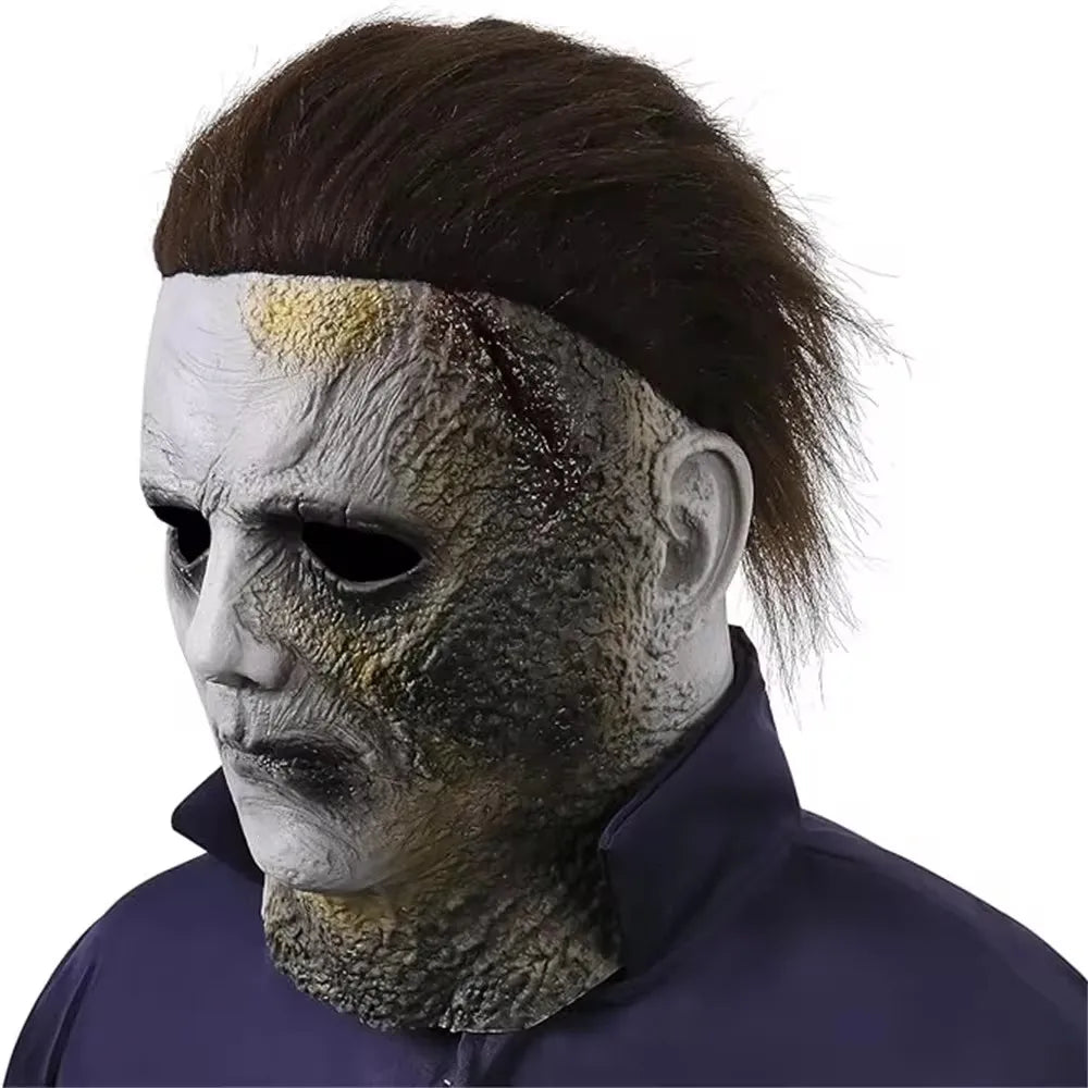 Michael Myers Full Head Latex Mask Halloween Cosplay