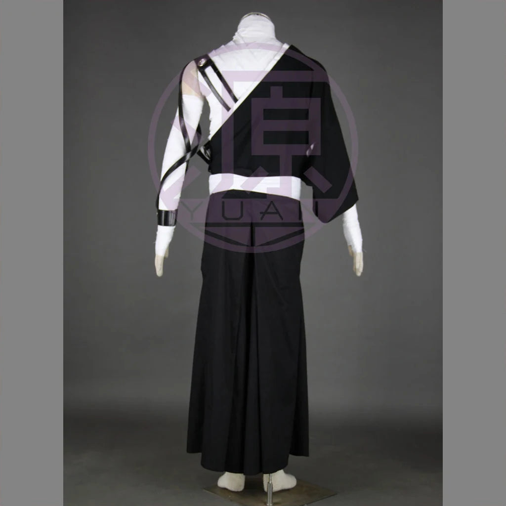 Anime Bleach Kurosaki Ichigo Cosplay Costumes Die Pa Uniform Kendo Pants Black Top Cape Halloween Carnival Party Suit