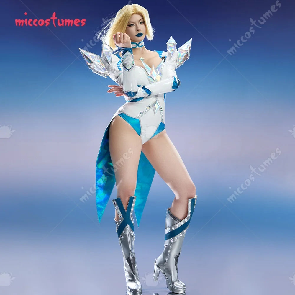 White Queen Cosplay Costume for Women