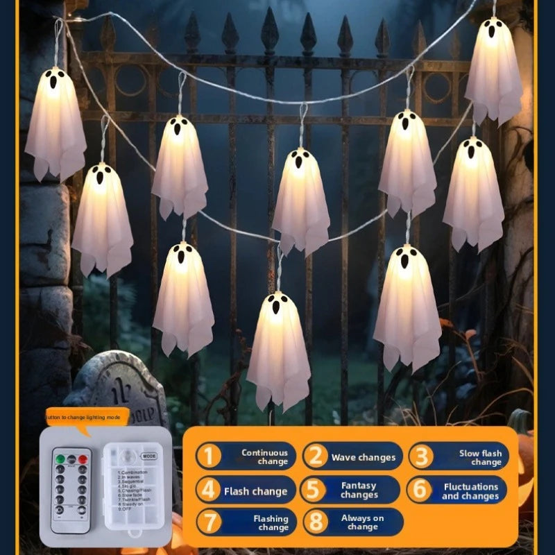 Glowing Scream Ghost Pendant