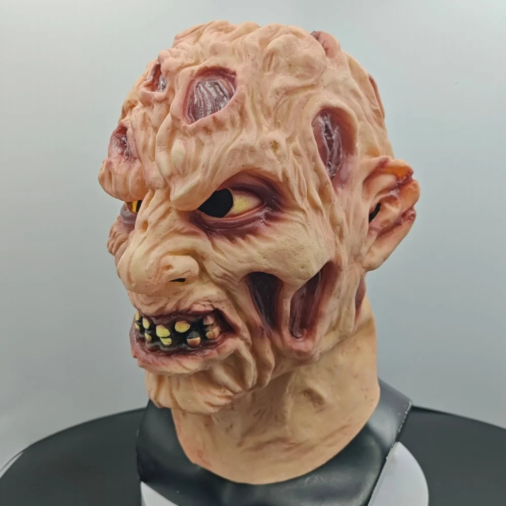Horror Freddy Killer Latex Mask Halloween Cosplay