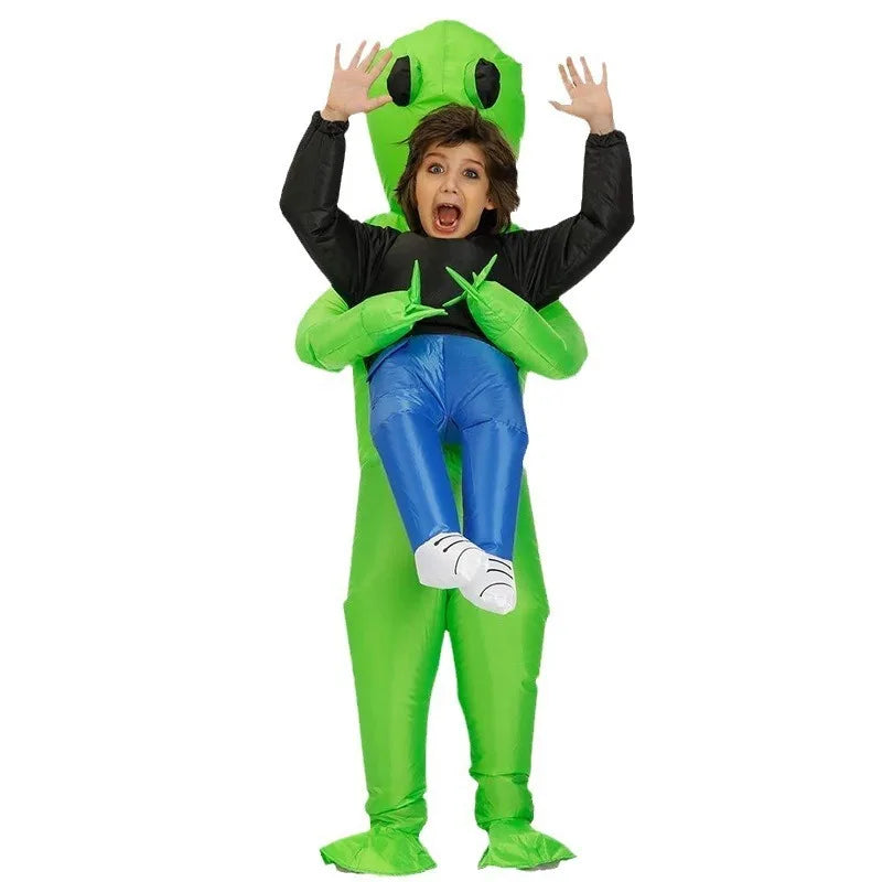 Adult Inflatable Alien Costume, Halloween Funny Party Role Play Outfit, Stage Performance Outfit for Holiday Carnival Show