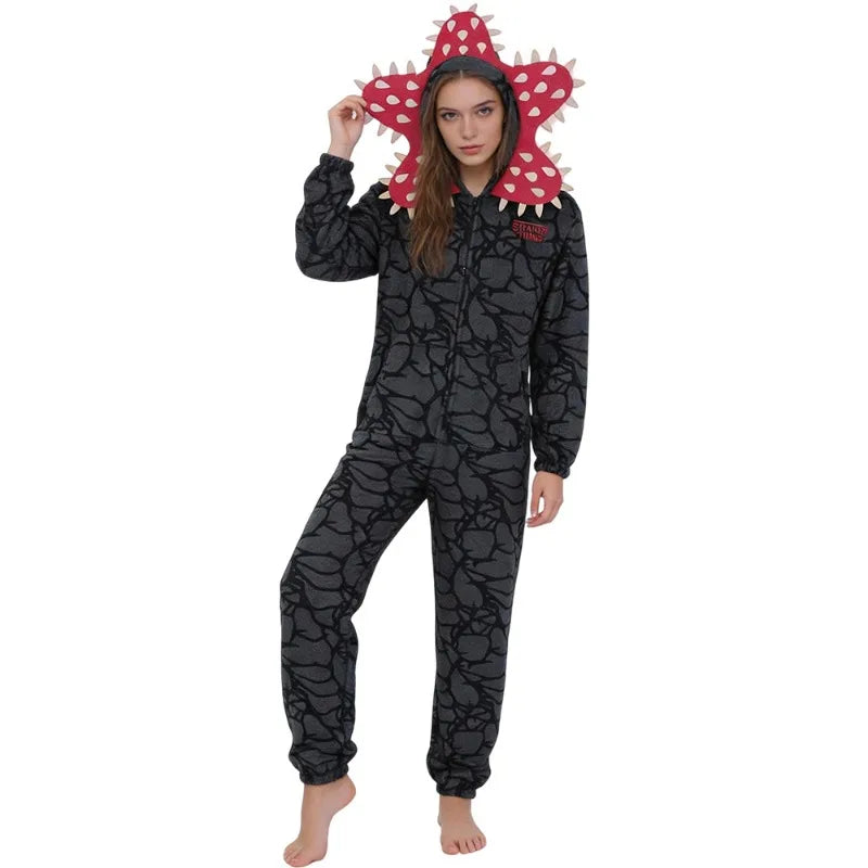 Demogorgon Flannel Pajamas Halloween Cosplay Costume