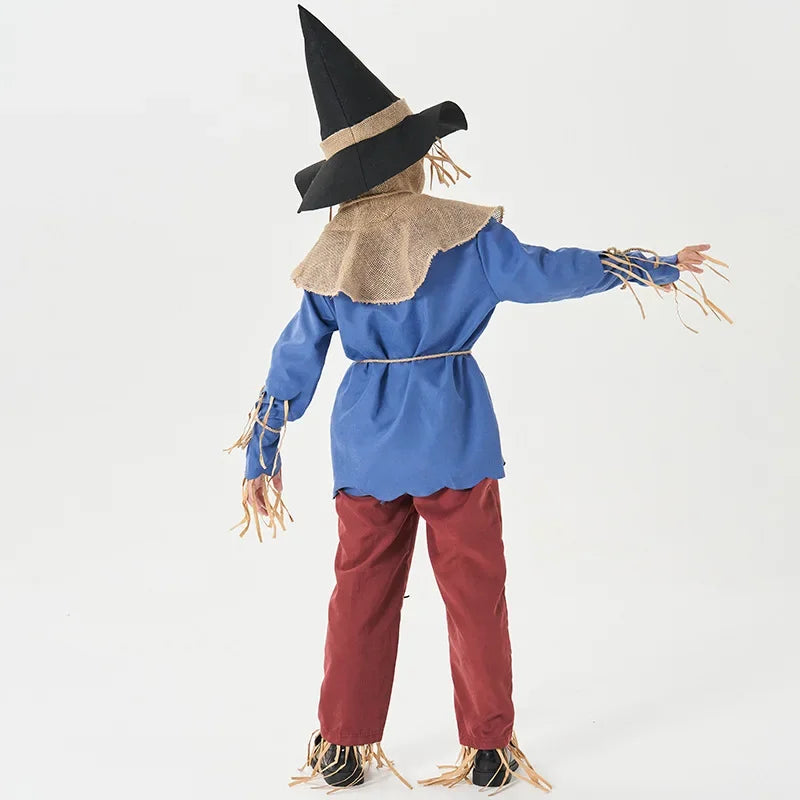 Child Kids Puppet Scarecrow Costume