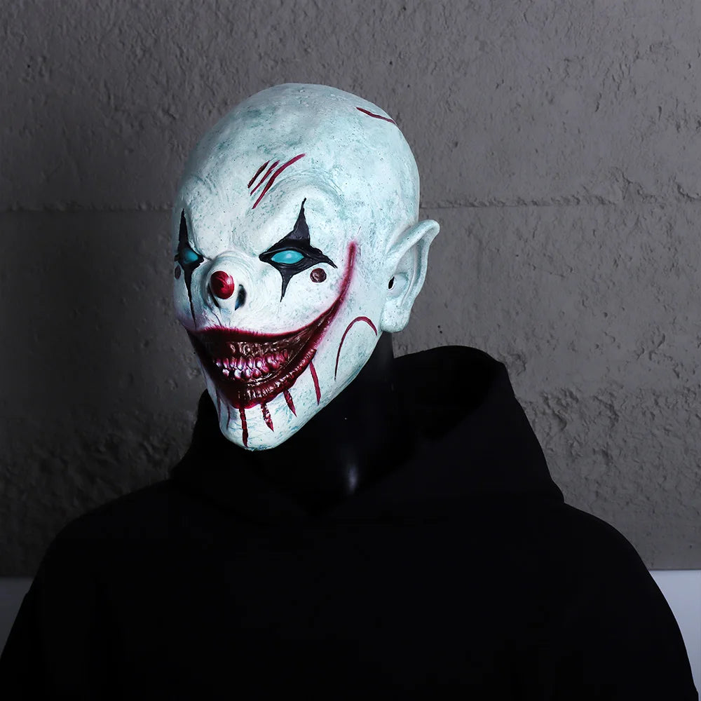 Horror Bloody Clown Latex Mask Halloween Cosplay