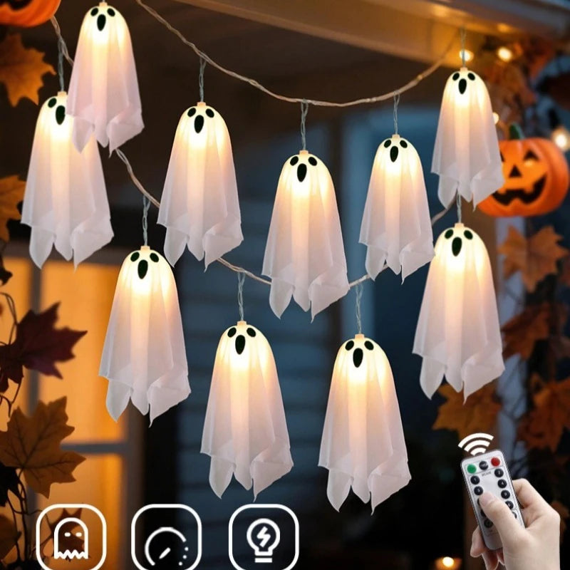 Glowing Scream Ghost Pendant