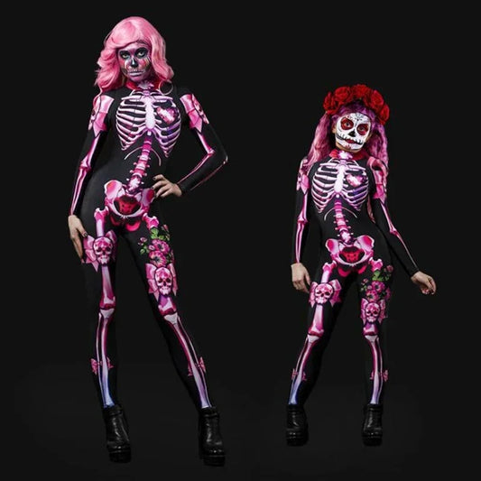 Rose Skeleton Adult Kids Costume